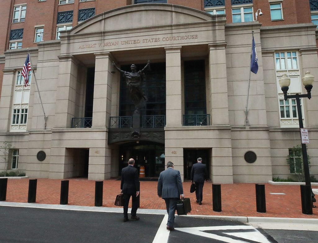 Courthouse for the Manafort trial.