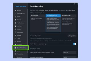 Steam Game Recording step 2