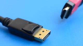 HDMI and DisplayPort connections