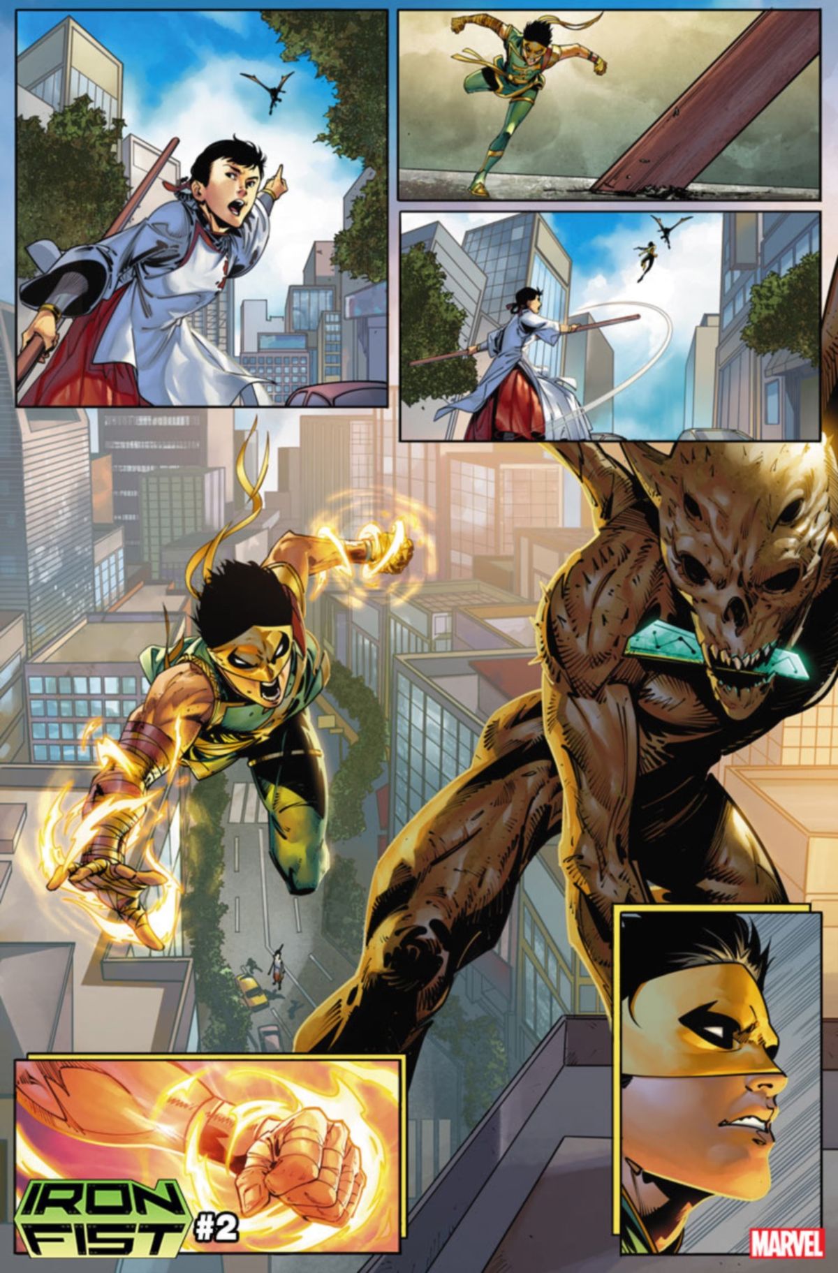 Iron Fist #2 preview page