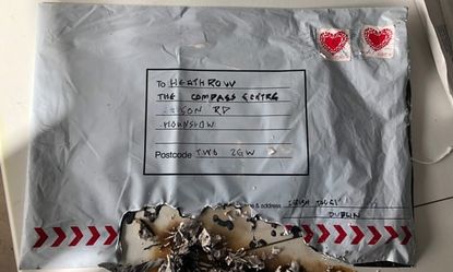 Mailed bombs to the UK.