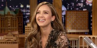 Jessica Alba on Jimmy Fallon