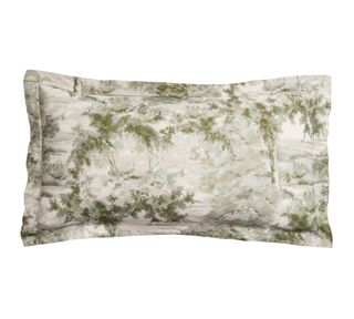 green king sized toile jardin sham