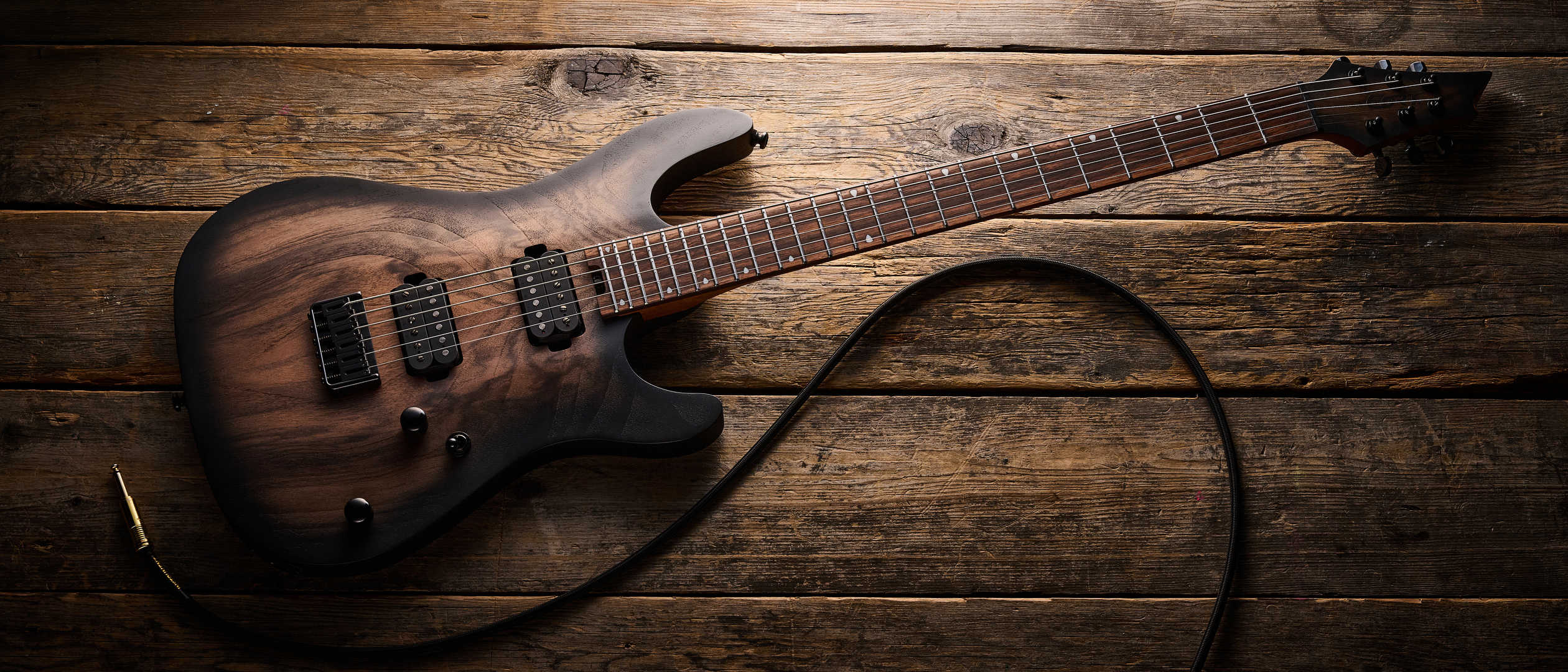 A Cort KX500 Baritone guitar
