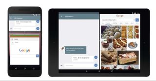 Android N will offer a split-screen mode, Google says.