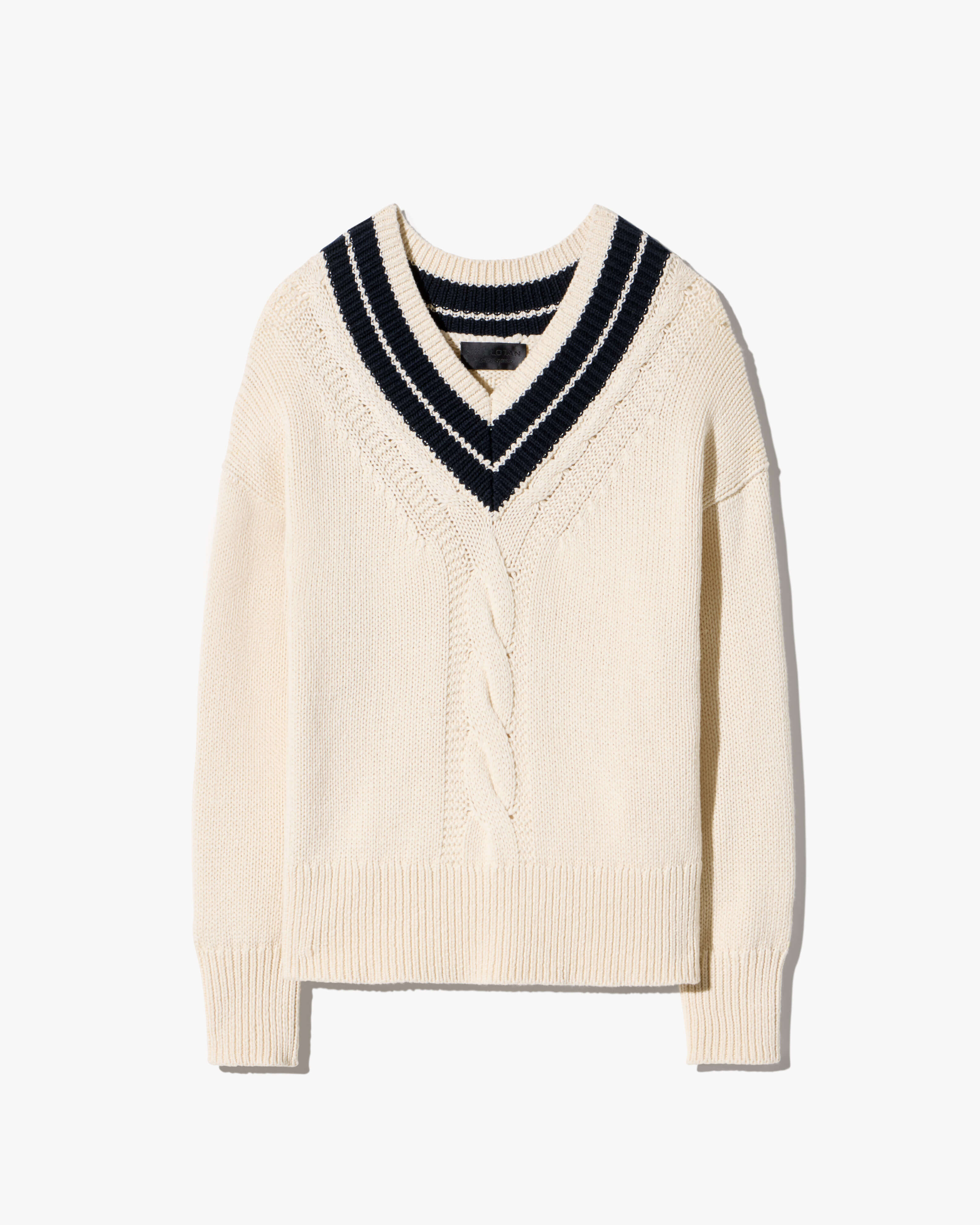 Suneel Sweater - Ecru/dark Navy / Xs
