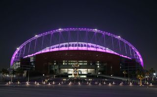 World Cup 2022 fixtures: A general view of the Khalifa International Stadium on January 4, 2018 in Doha, Qatar. 