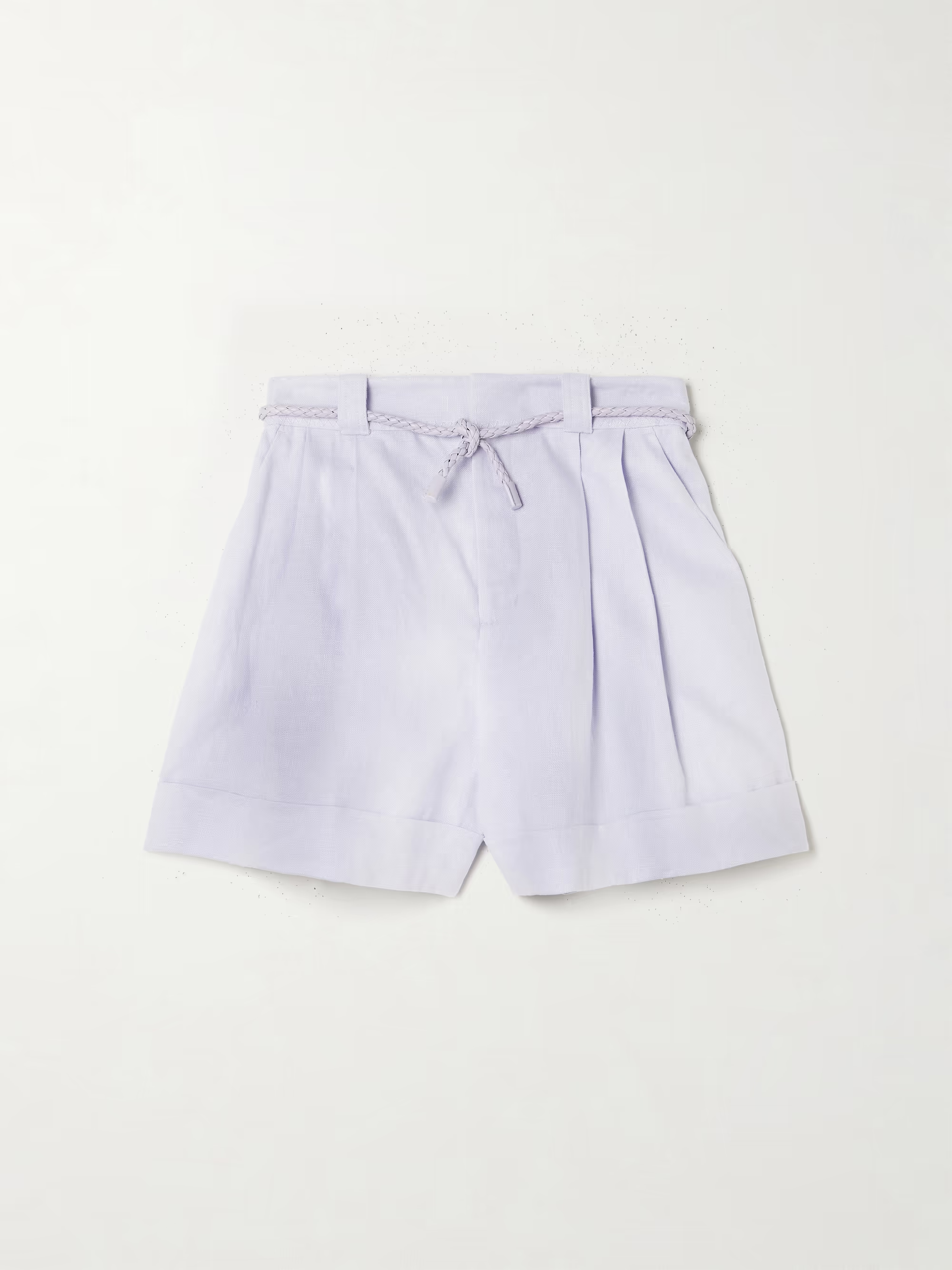 A pair of lilac Zimmerman bermuda shorts.