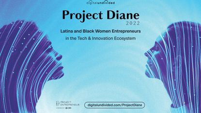 The blue and abstract art cover for the Project Diane 2023 report.