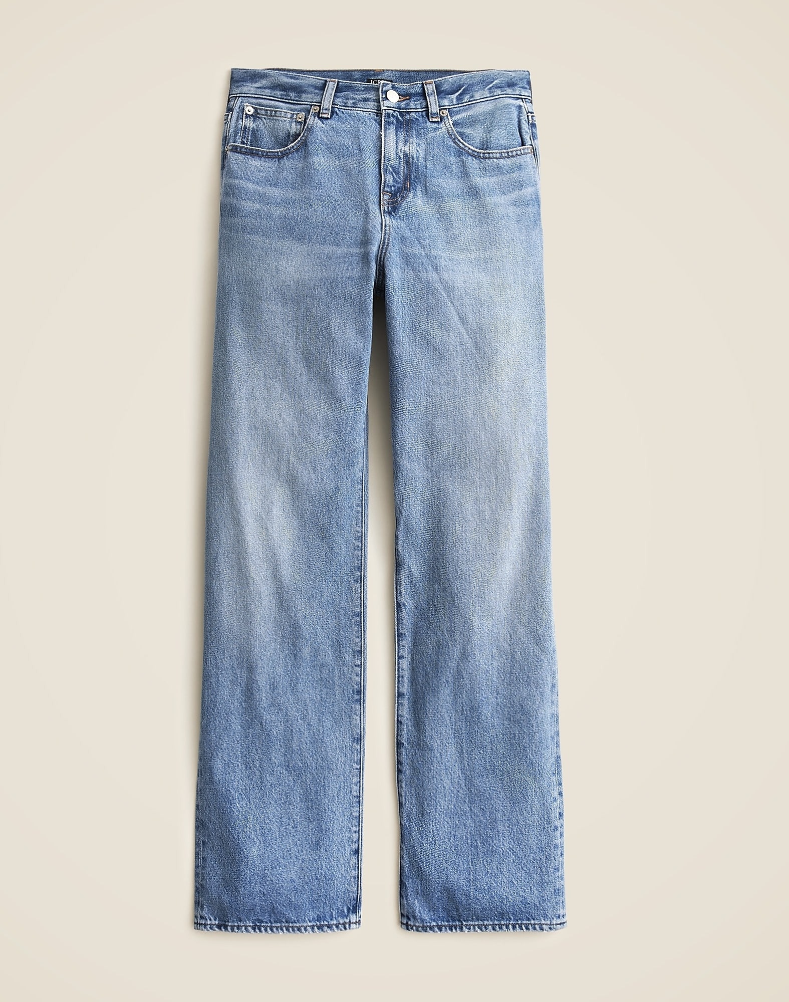 J.Crew, Mid-Rise Relaxed Straight Jean