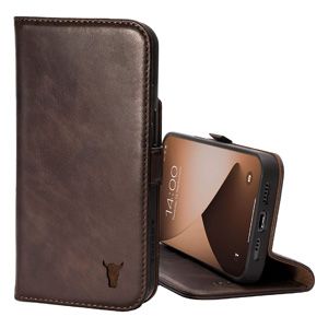 A shot of the TORRO leather wallet case for iPhone 13 Pro Max leather case