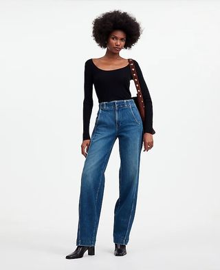 madewell, konisch zulaufende Jeanshose