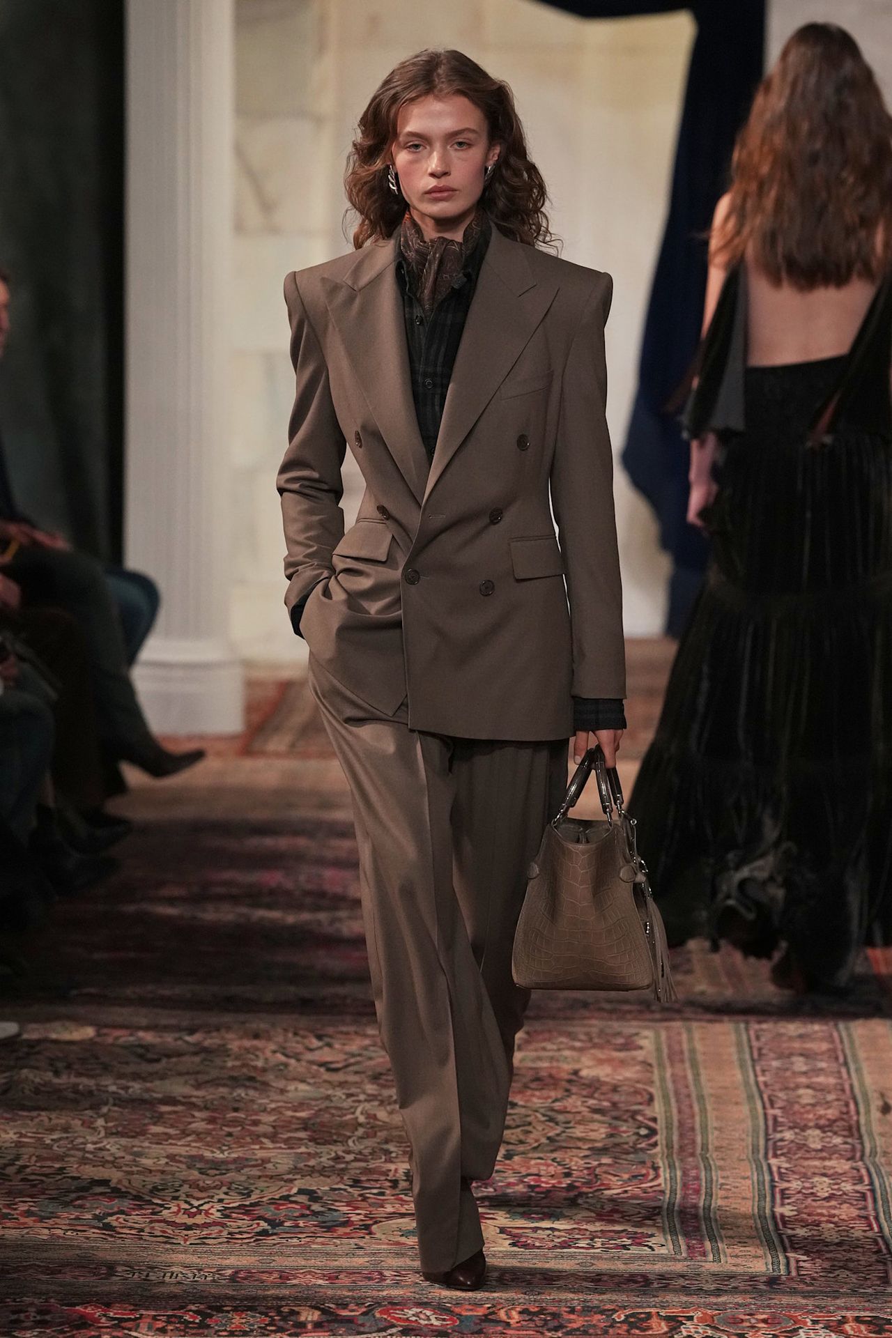 models walk the Ralph Lauren Fall 2026 runway
