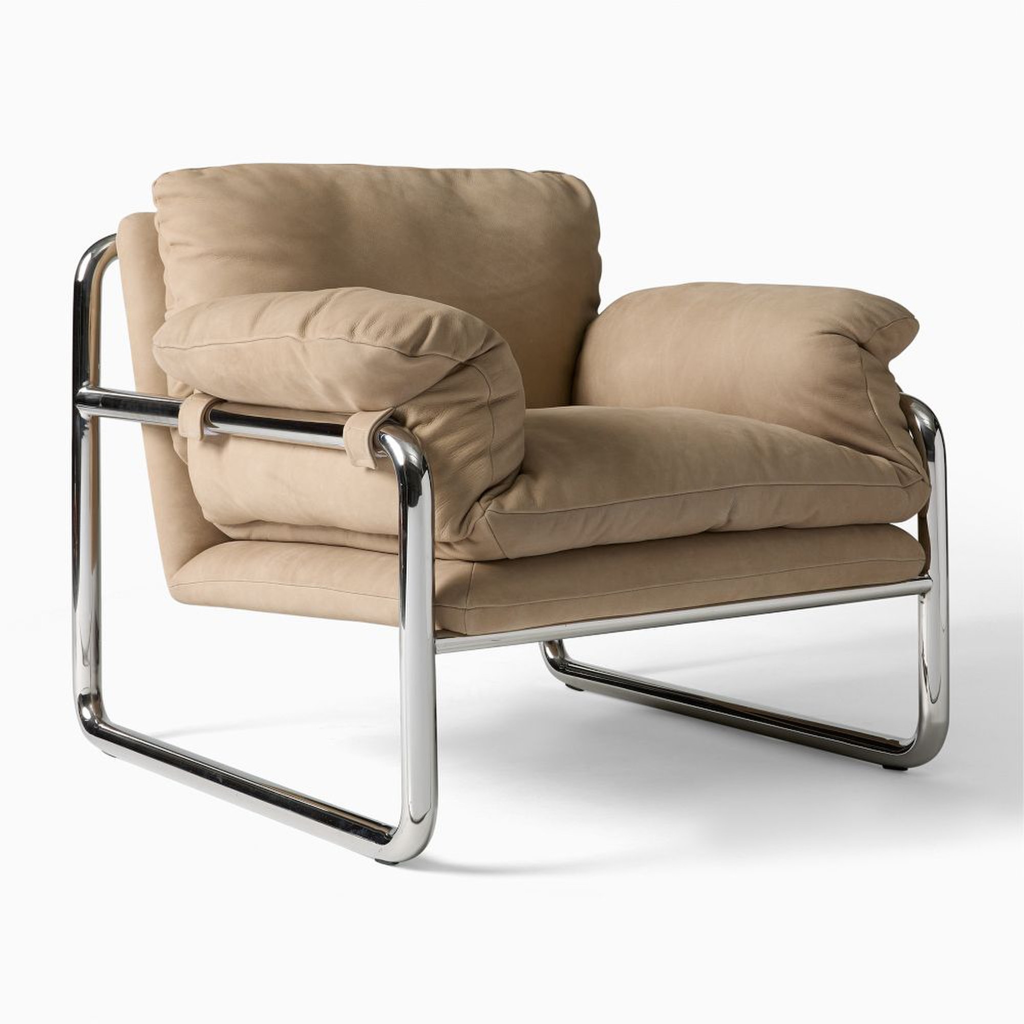 West Elm Desmond Leather Armchair