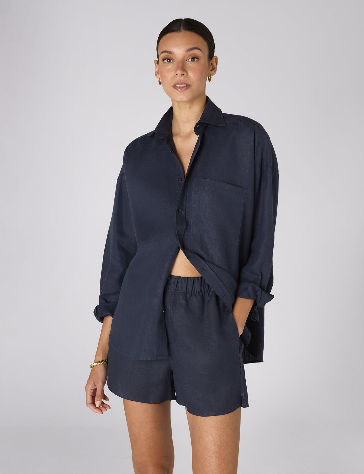 The Set: Hemp Navy Shirt &amp;amp; Boxer