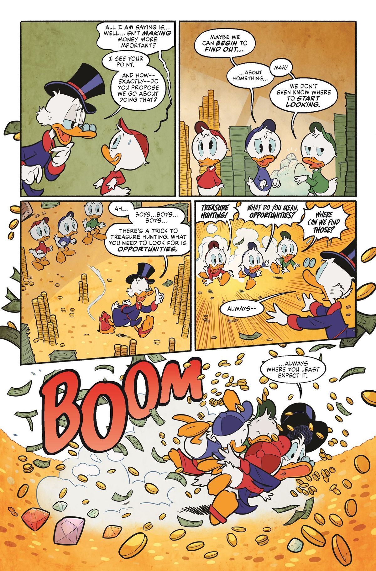 Art from DuckTales #1.