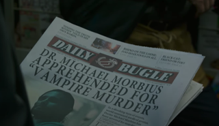 The Daily Bugle in a still from the Morbius trailer
