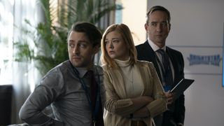 Kieran Culkin, Sarah Snook and Matthew Macfayden in Succession