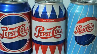 vintage Pepsi cans
