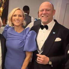 Zara and Mike Tindall at Debra's 10th anniversary Great Chefs dinner