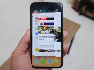 Force-quitting apps