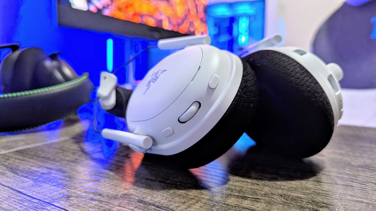 Image of the Razer BlackShark V3 Pro wireless gaming headset.