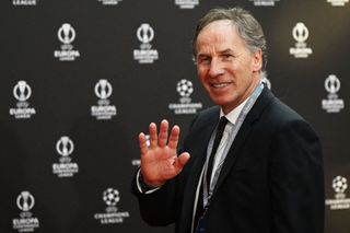AC Milan's Italian Honorary vice-president and former player Franco Baresi arrives for the draw ceremony for the 2022-2023 UEFA Champions League football tournament in Istanbul on August 25, 2022.