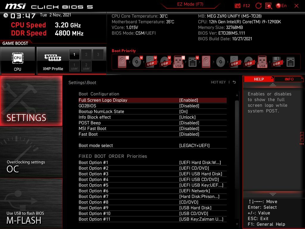 MSI MEG Z690 Unify