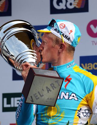 Alexandre Vinokourov wins, Liege-Bastogne-Liege 2010