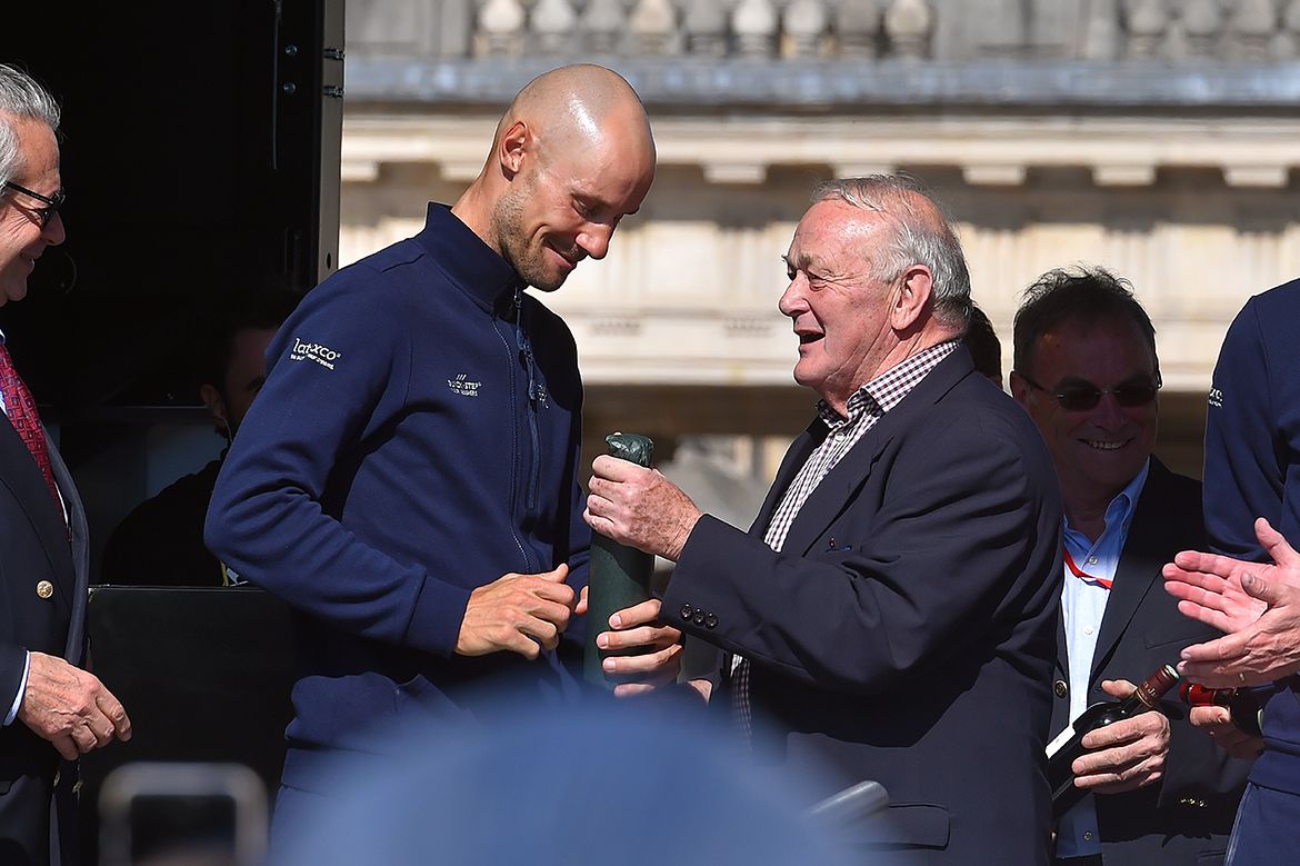 Tom Boonen ahead of Paris-Roubaix