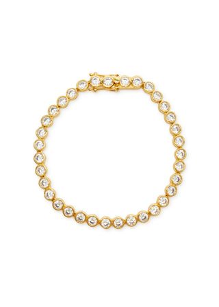 Chris 18kt Gold-Plated Tennis Bracelet