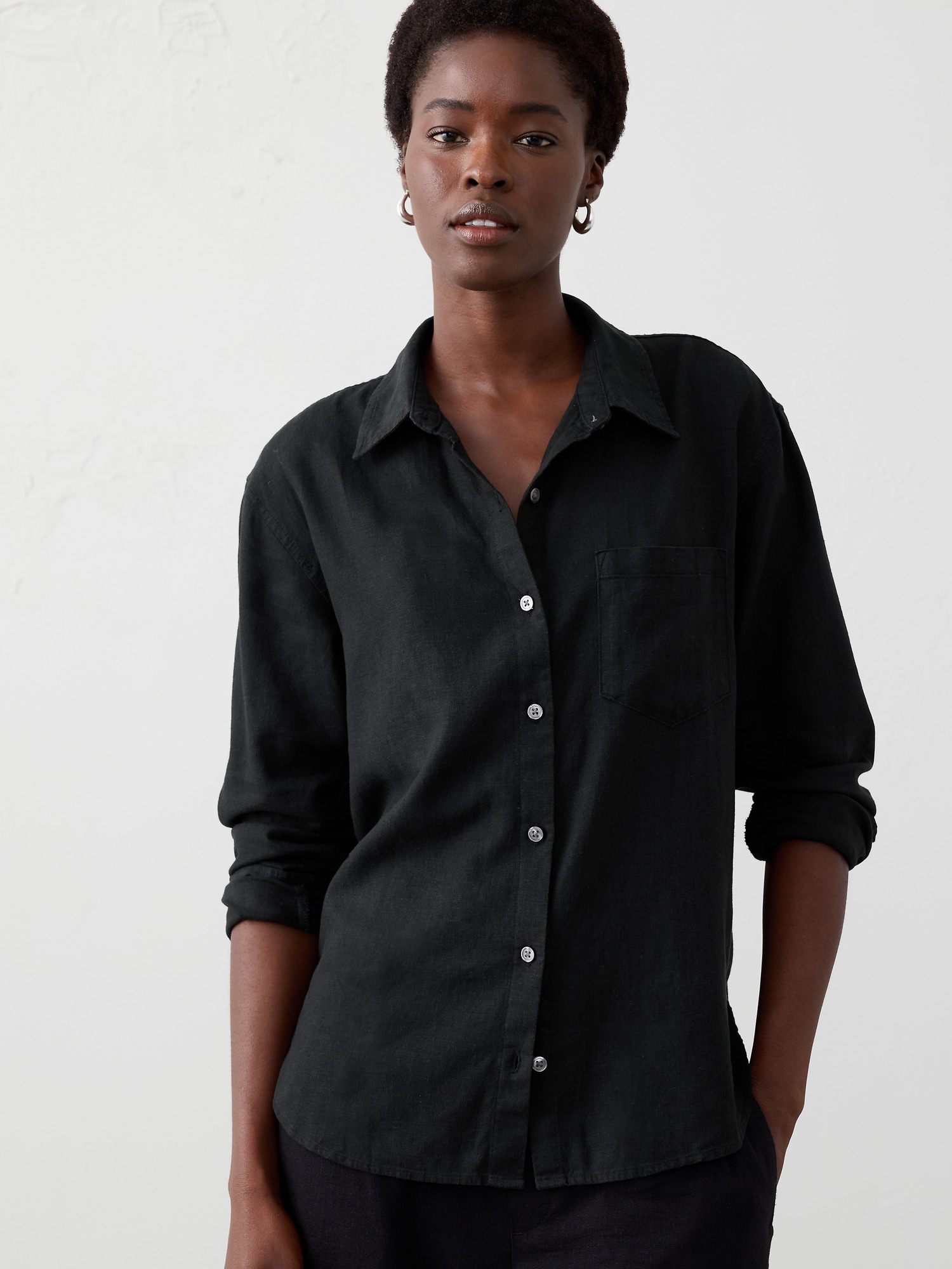 Perfect Linen-Blend Shirt