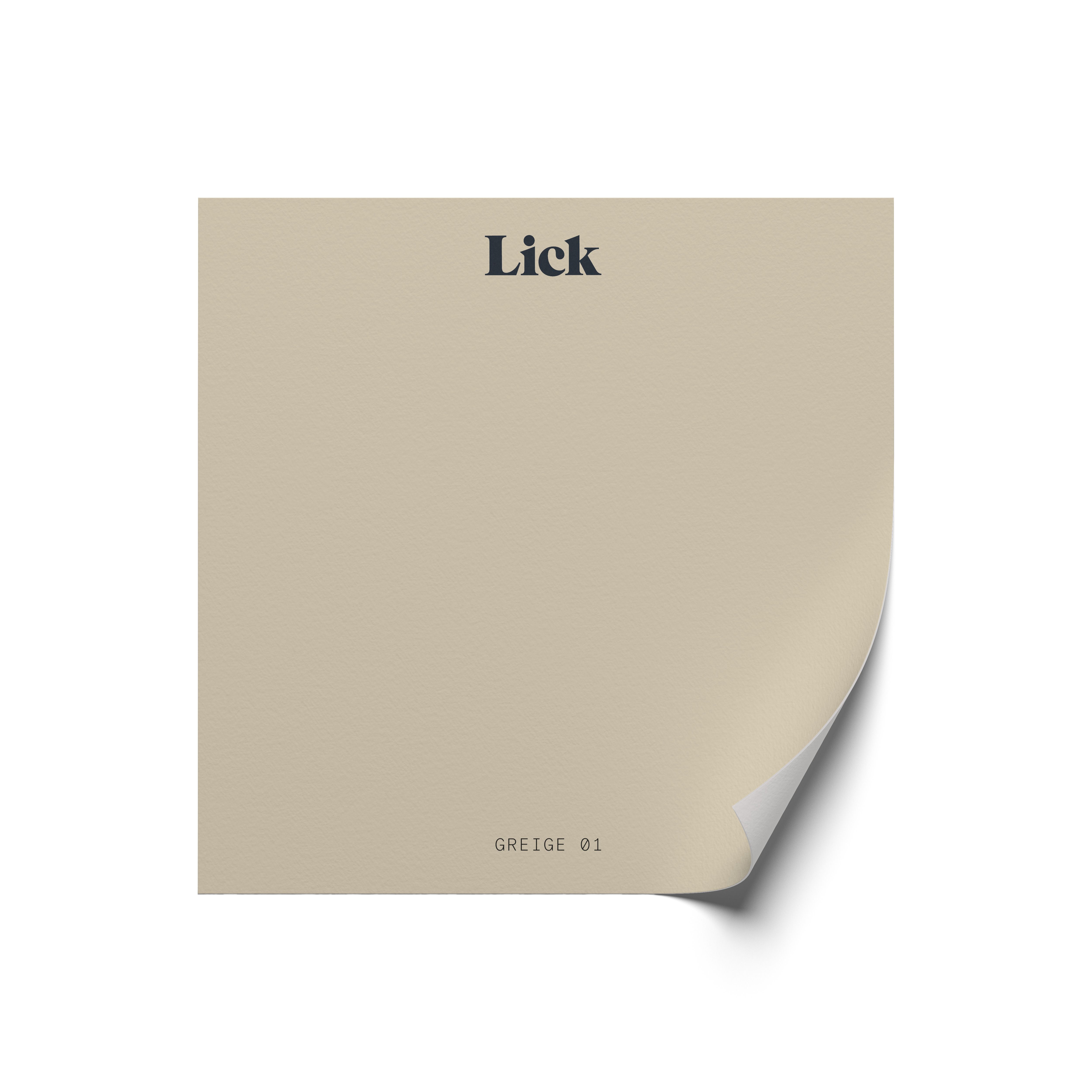 Lick Greige 01 Peel &amp;amp; Stick Tester
