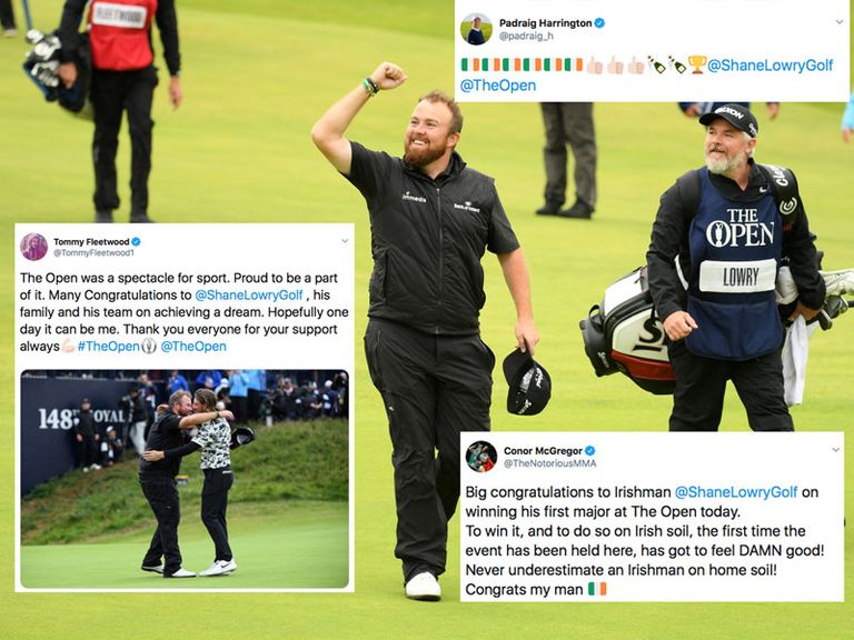 How Social Media Reacted To Shane Lowry's Open Win
