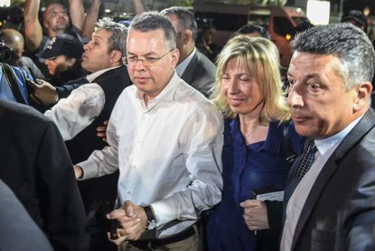 Pastor Andrew Brunson is freed from house arrest in Turkey