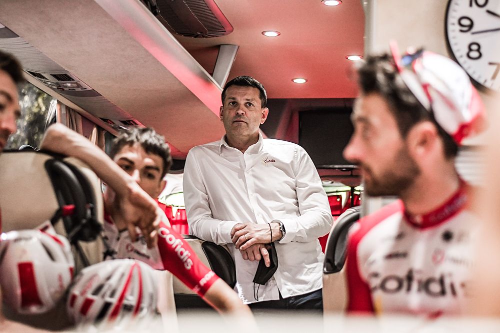 Cedric Vasseur is the general manager of the men&#039;s and women&#039;s Cofidis cycling teams