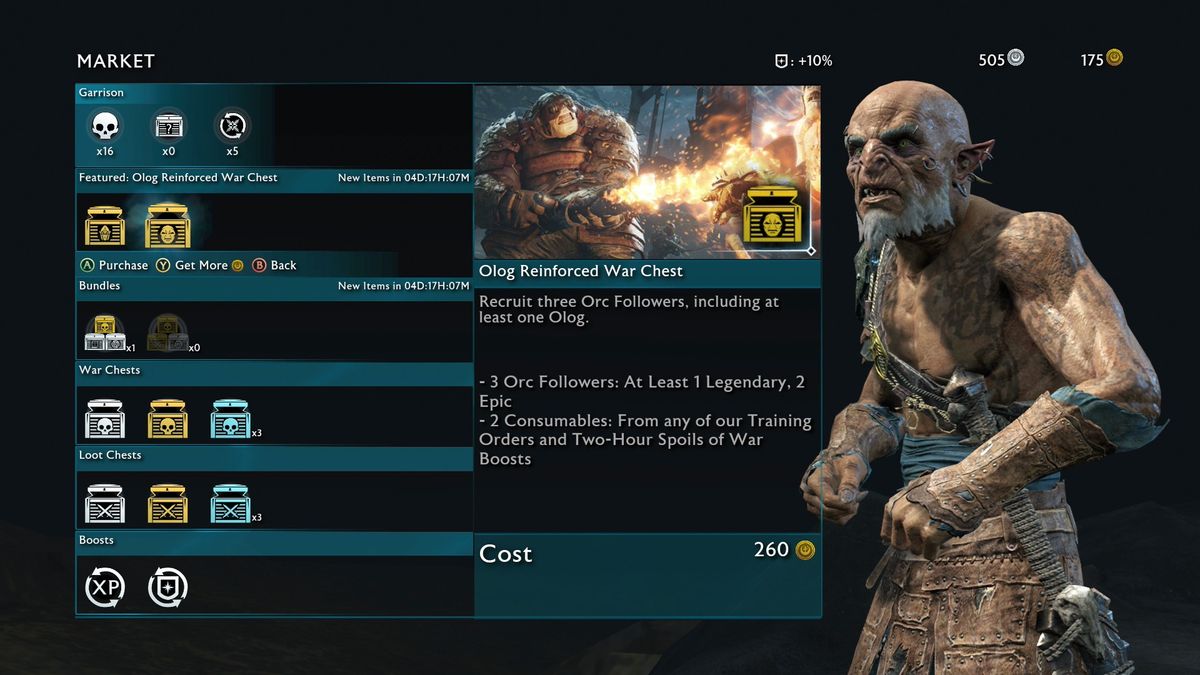Middleearth Shadow of War How to Get Chests GamesRadar+