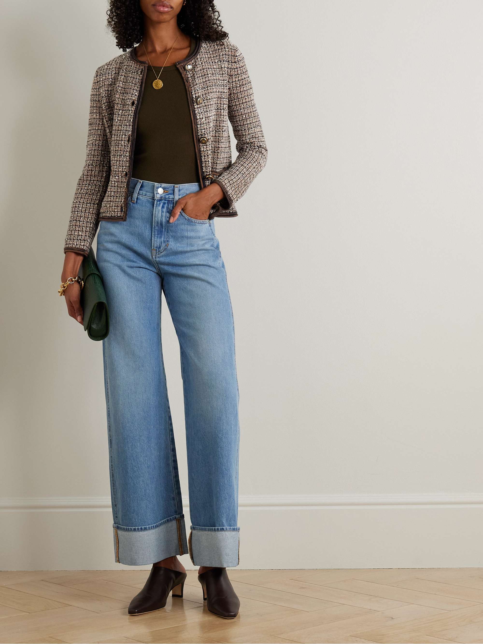 Brisa Checked Bouclé Jacket