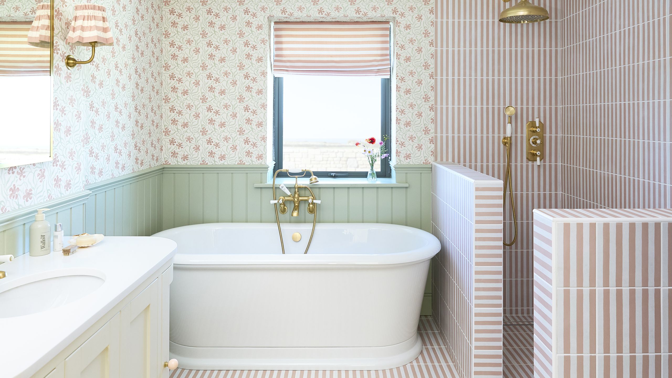 Pony walls are the design secret bathroom pros swear by for a practical small bathroom layout – here's why