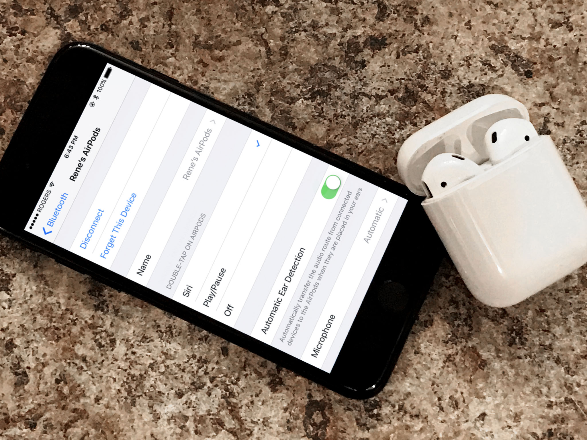 Ideelt bunke snak How to customize your AirPods and change their name, default microphone,  and double-tap controls! | iMore