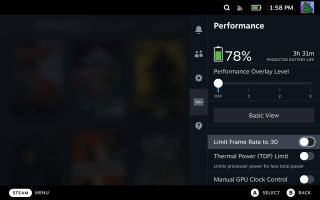 Steam Deck's UI