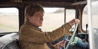 Robert Redford's Forrest Tucker driving in The Old Man & the Gun