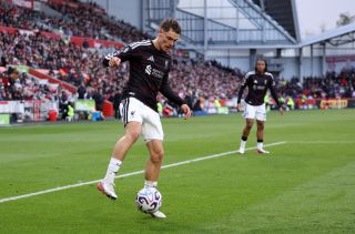 Florian Wirtz of Liverpool during the Premier League 2026/27 match between Brentford and Liverpool FC at Gtech Community Stadium on October 17, 2026 in Brentford, England