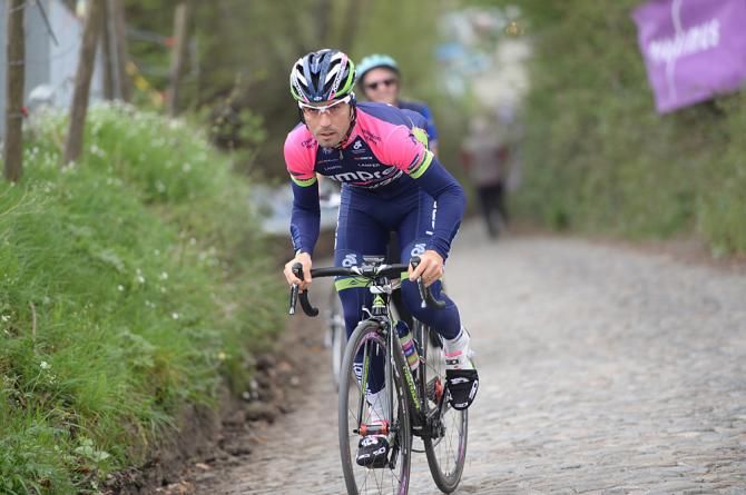 Lampre-Merida was out on the Koppenberg too