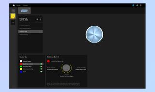 A screenshot of Corsair iCue open on a MacBook