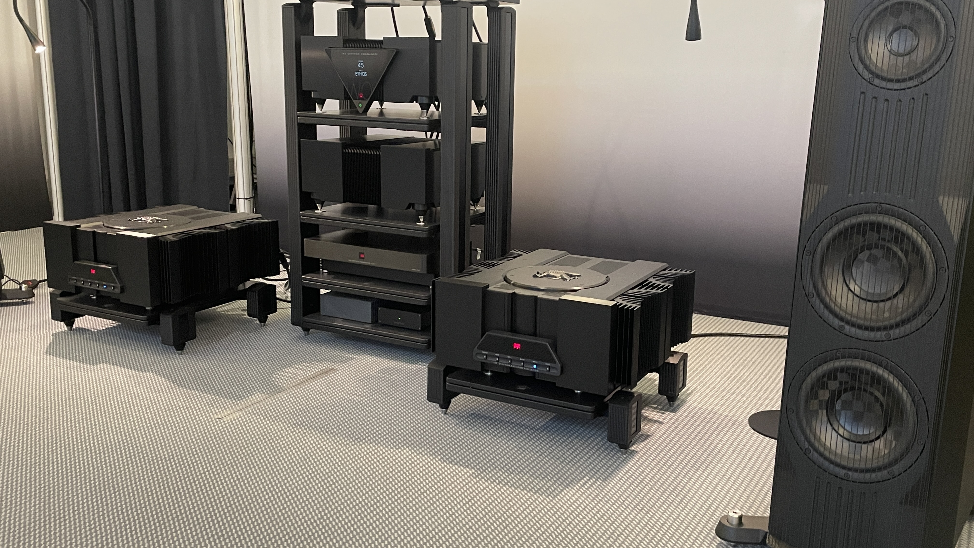 Gryphon Antileon Revelation amplifier at show