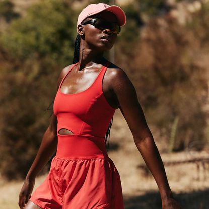 model in free people runsie