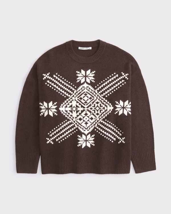 Abercrombie & Fitch, Dad Fairisle Crew Sweater