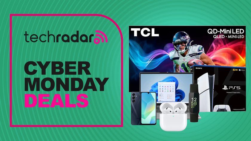 Collage of tech from the Best Buy Cyber Monday sale