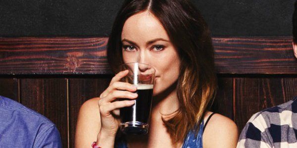 Drinking Buddies Trailer: Jake Johnson and Olivia Wilde Sitting in a Brewery